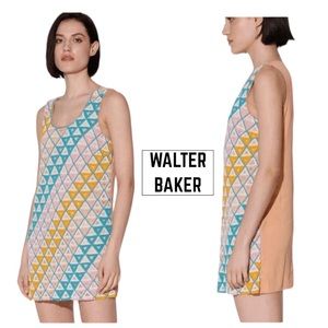 Walter Baker | Cobbie Geometric Pastel Beaded Mini Dress | Size M